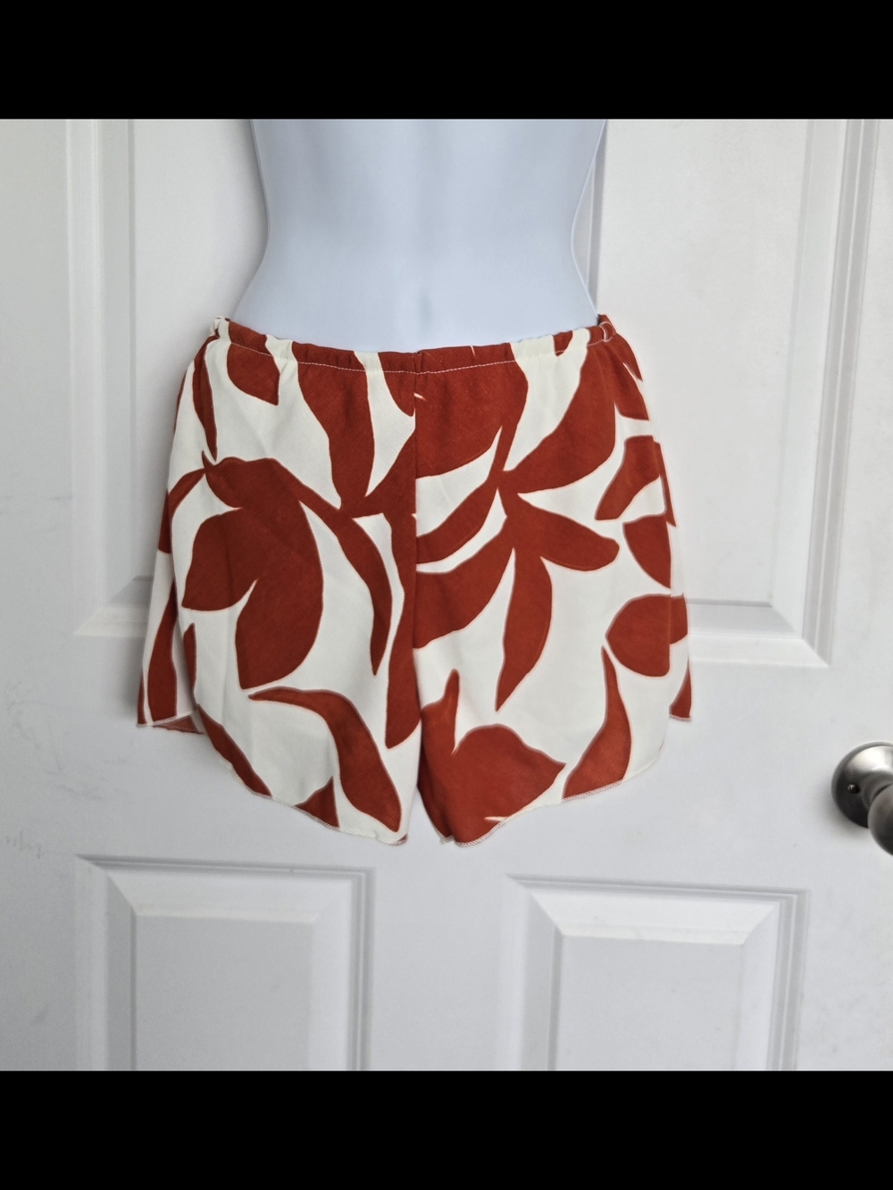 Rust Leaf Tie-Front Two-Piece Set - Picture 5 of 5